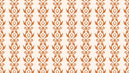 Abstract floral geometric texture with rhombus and lines. For backgrounds, wallpapers, textiles, and fashion.