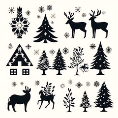 CHRISTMAS SVG Bundle, CHRISTMAS Clipart, Christmas Svg Files For Cricut