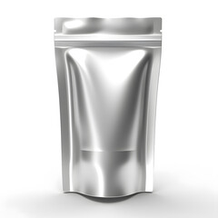 3d illustration of packaging medicine soup white packing bag shopping mockup product demonstration