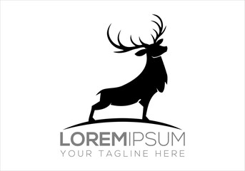 animal logo, wild, deer logo, deer, buck logo, jumping deer, zoo, park, goat, angry deer, buck, 