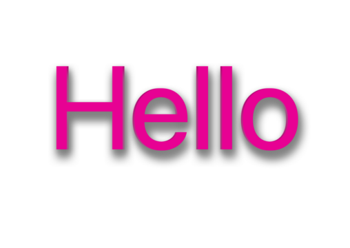 Simple hello text - Powered by Adobe
