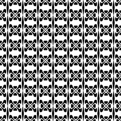 White background with black pattern. Seamless texture for fashion, textile design,  on wall paper, wrapping paper, fabrics and home decor. Simple repeat pattern.