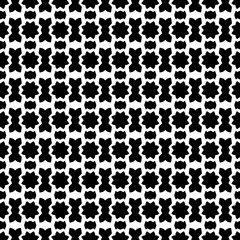 White background with black pattern. Seamless texture for fashion, textile design,  on wall paper, wrapping paper, fabrics and home decor. Simple repeat pattern.