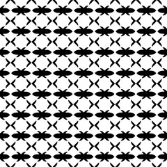 White background with black pattern. Seamless texture for fashion, textile design,  on wall paper, wrapping paper, fabrics and home decor. Simple repeat pattern.