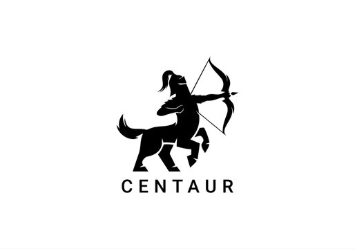 arrow man, horse, archery, centaur logo, centaur,  