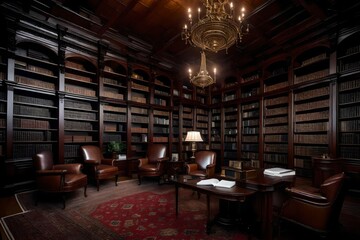 interior of a library