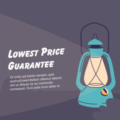 Lowest price guarantee, product sale discount