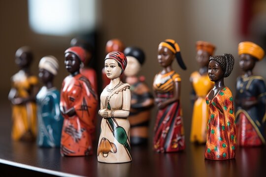 cross-cultural figurines placed side by side
