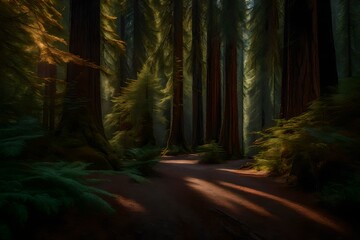 forest in the night