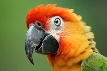 Foto op Canvas parrot mimicking an alert sound © Alfazet Chronicles