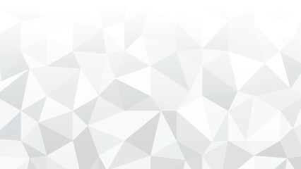 Fototapeta premium Gray White Polygon Mosaic Background, business and corporate background. gray paper geometric background. 