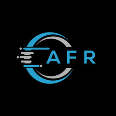 AFR letter logo abstract design. AFR unique design, AFR letter logo design on black background. AFR creative initials letter logo concept. AFR letter design.AFR
