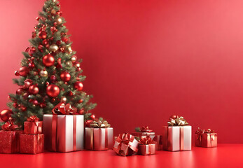 christmas tree with gift boxes, christmas tree with gifts, christmas tree and gifts
