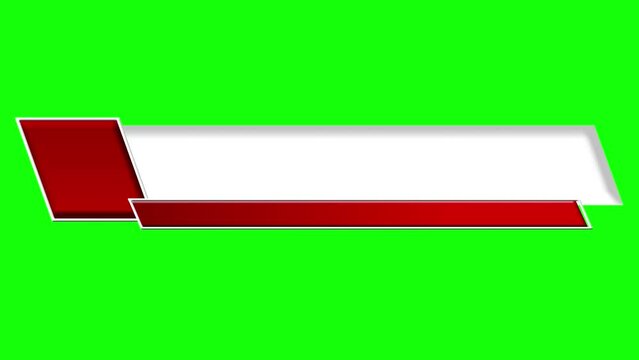 lower third 3d greensceen animated background name video footage editable breaking news interview with source, 4k digital platform red