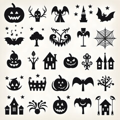 Obraz premium HALLOWEEN SVG Bundle, HALLOWEEN Clipart, Halloween Svg Files For Cricut