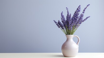 lavender in vase generated by AI