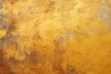 Aged Golden Texture Pattern on Yellow Dirt Background