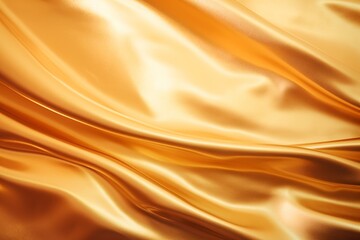 Fototapeta premium Closeup Gold Satin Fabric