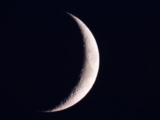 moon in waxing crescent phase