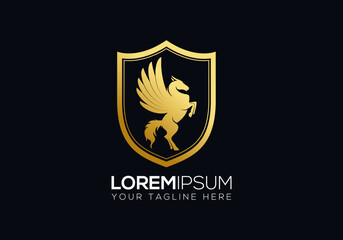 pegasus logo, pegasus, horse wings, flying horse, horse logos, unicorn logo, unicorn, logo template, template