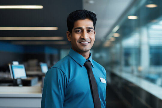 Successful Young indian business man