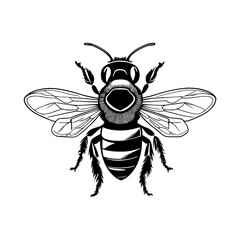bee illustration vector