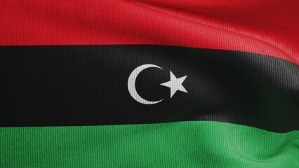 Libya Flag photo texture 