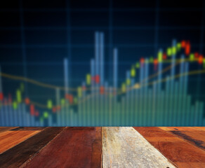 Stock exchange chart graph. Finance business background.