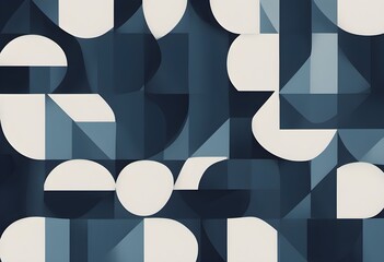 Navy blue modern abstract geometric background
