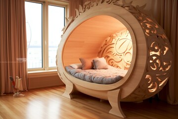 Imaginative sleeping space. Generative AI