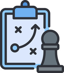 Business strategy icon