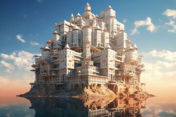 an image of an extraordinary edifice. Generative AI