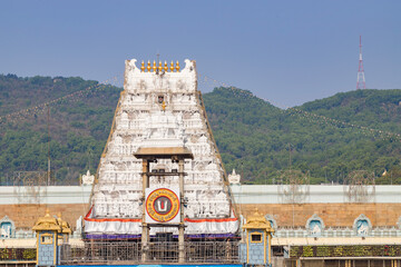 Devotee visit to Tirupati Balaji temple or Venkateswara Temple, The most visited place of Hindu pilgrimage and second in world's richest temples.