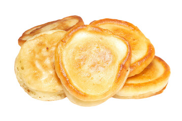 Pancakes heap in PNG isolated on transparent background