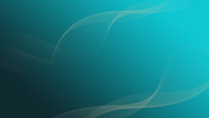 Light green blue abstract background with lines gradient and curve