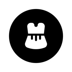 fashion circular glyph icon