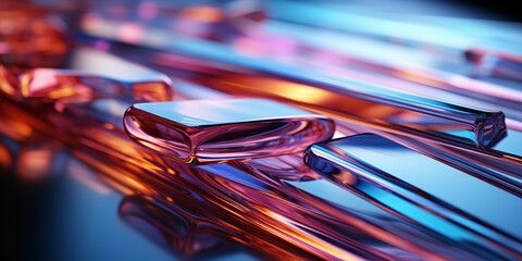Abstract and Colorful Glass Background