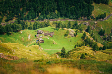 Bergpanorama des Ötztal / Österreich