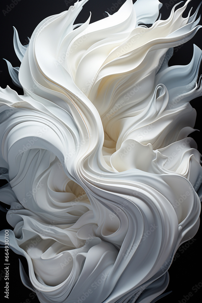 Aufkleber a series of abstract photographs capturing the swirling motion and dynamic shapes of a tornado.