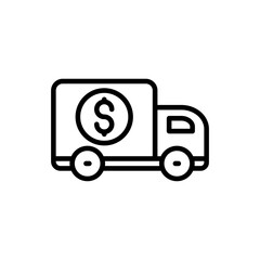 Shipping Cost Icon in vector. illustration