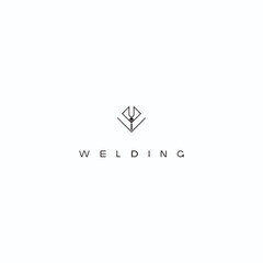 

illustration consisting of an image of the welding process in the form of a symbol or logo