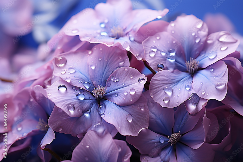 Poster a macro photograph of a single periwinkle bloom, showcasing the delicate petals and intricate detail