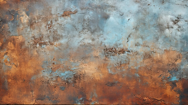 rusty metal background © reddish