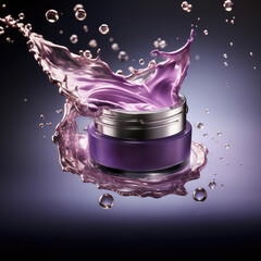 cosmetic violet creme