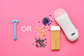 Wax or razor waxing, the concept of waxing choice