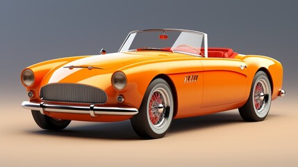 classic american car  generated by AI
