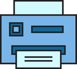 Printer Icon Illustration
