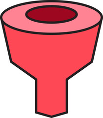 Funnel Icon Illustration

