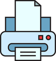 Printer Icon Illustration
