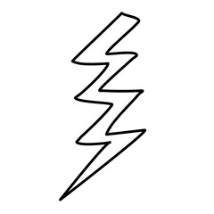 comic lighting thunder vector 